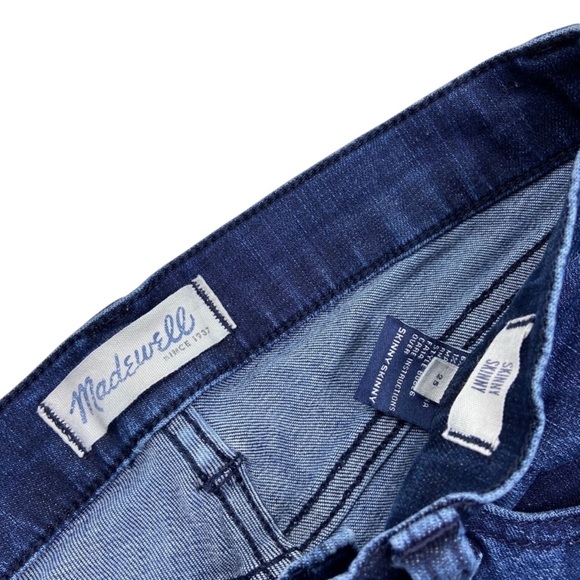 MADEWELL Skinny Skinny Ankle Zip Denim Jeans - Picture 6 of 6